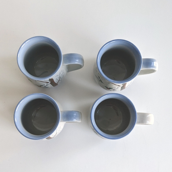 Set of 4 Vintage Otagiri flying ducks mugs - Picture 8 of 9